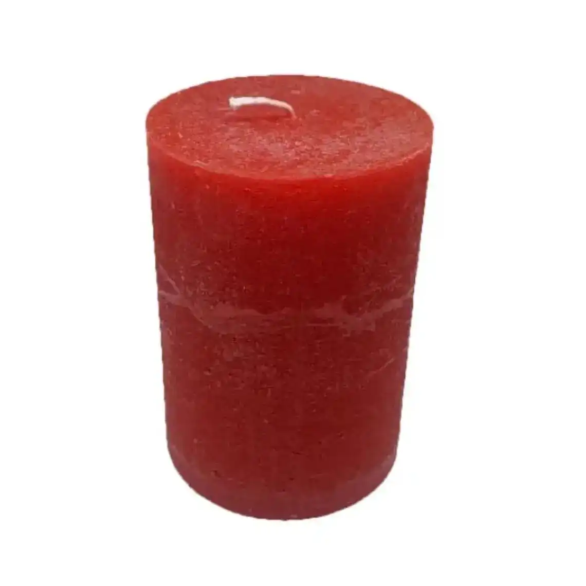 Свічка Рустік Циліндр червоний 5.5х16 см