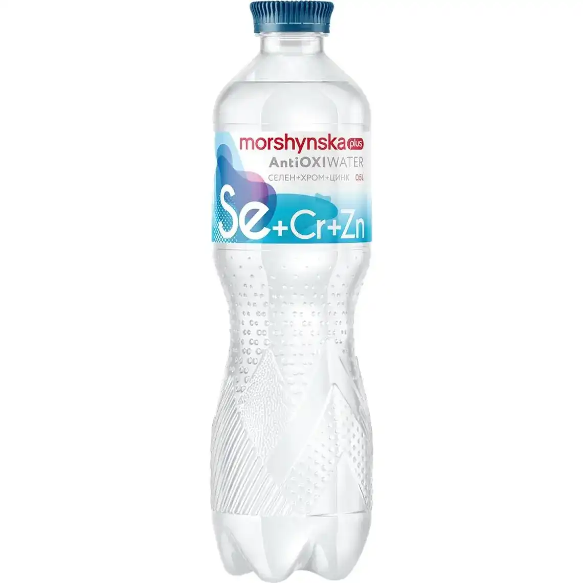 Вода Morshynska plus AntiOXI Water селен+хром+цинк негазована 0,5 л