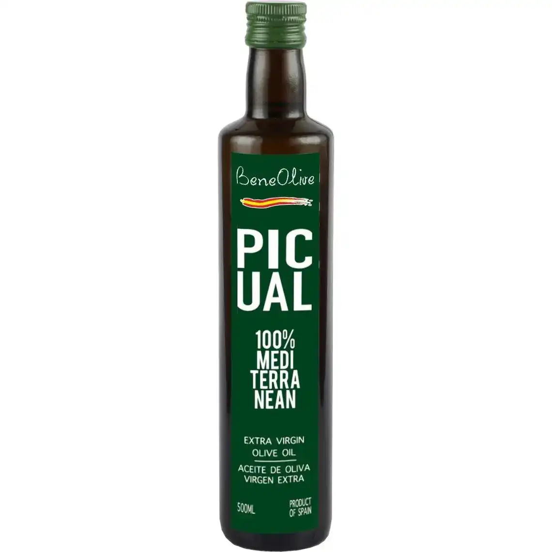 Олія оливкова Beneolive Picual 100% Середземноморська нерафінована 500 мл