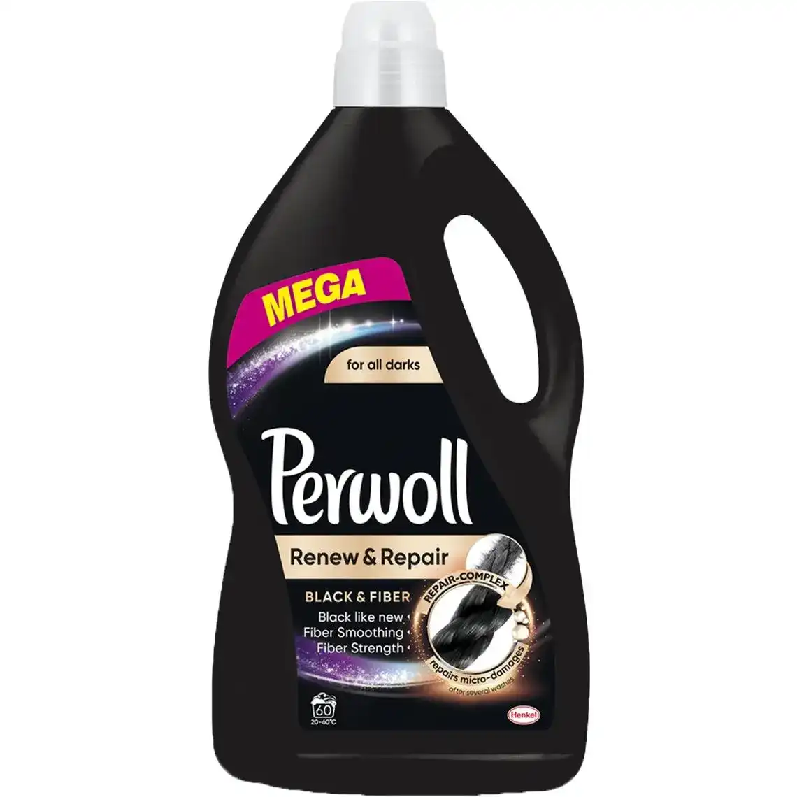 Засіб для делікатного прання Perwoll Advanced Чорний 3.6 л