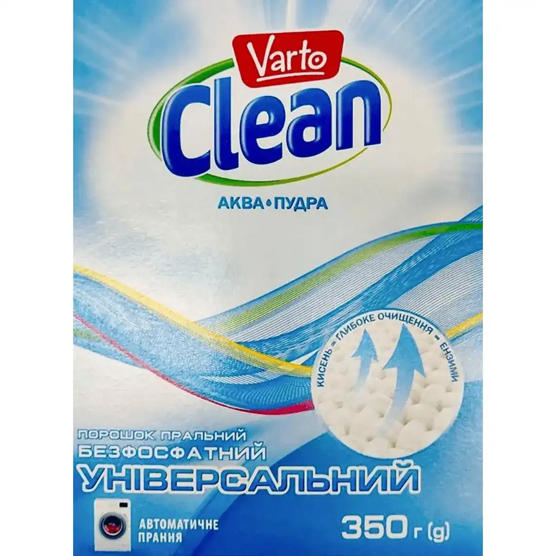 Порошок Varto Clean Universal безфосфатний для автоматичного прання 400 г