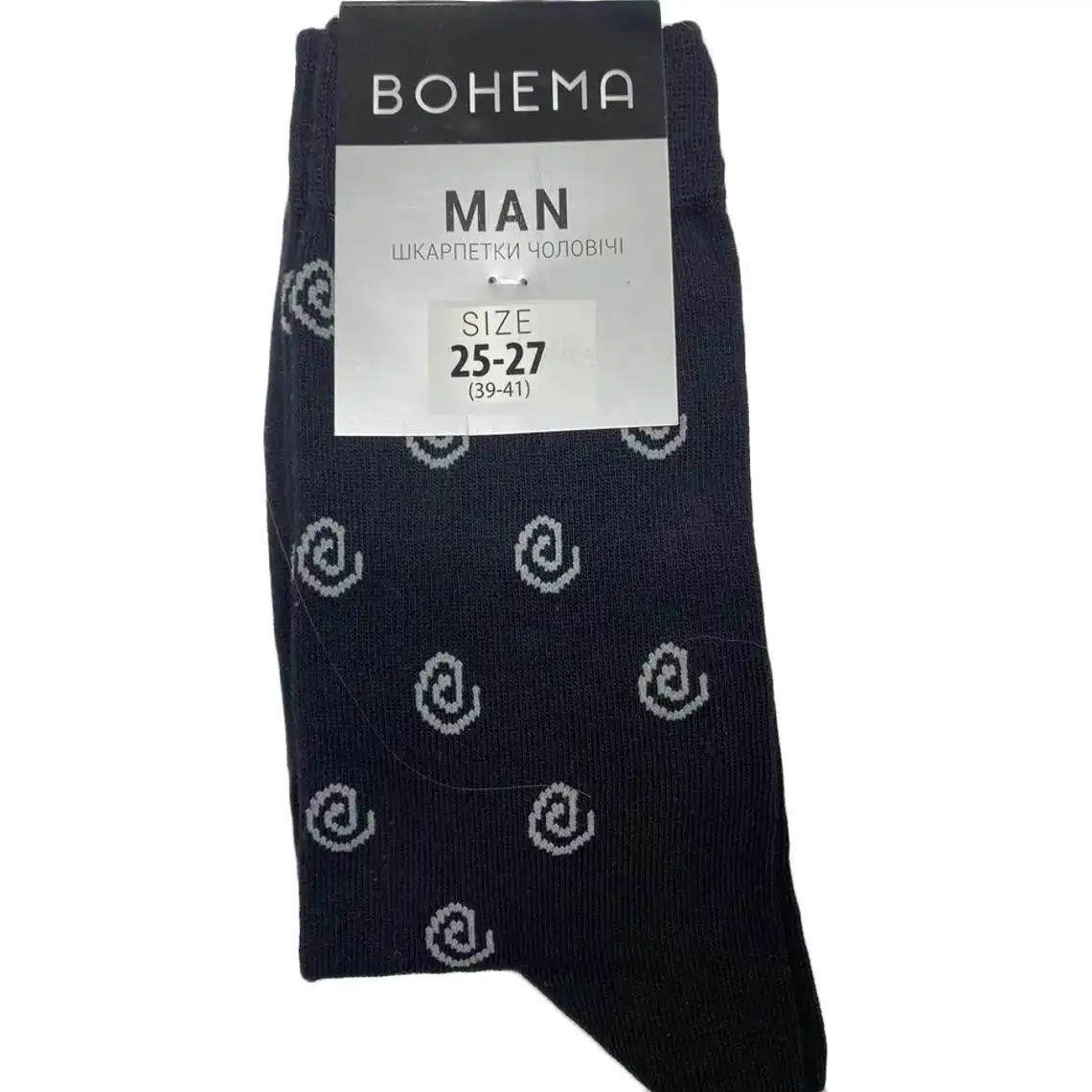 Шкарпетки чоловічі BOHEMA Future високі р.25-27