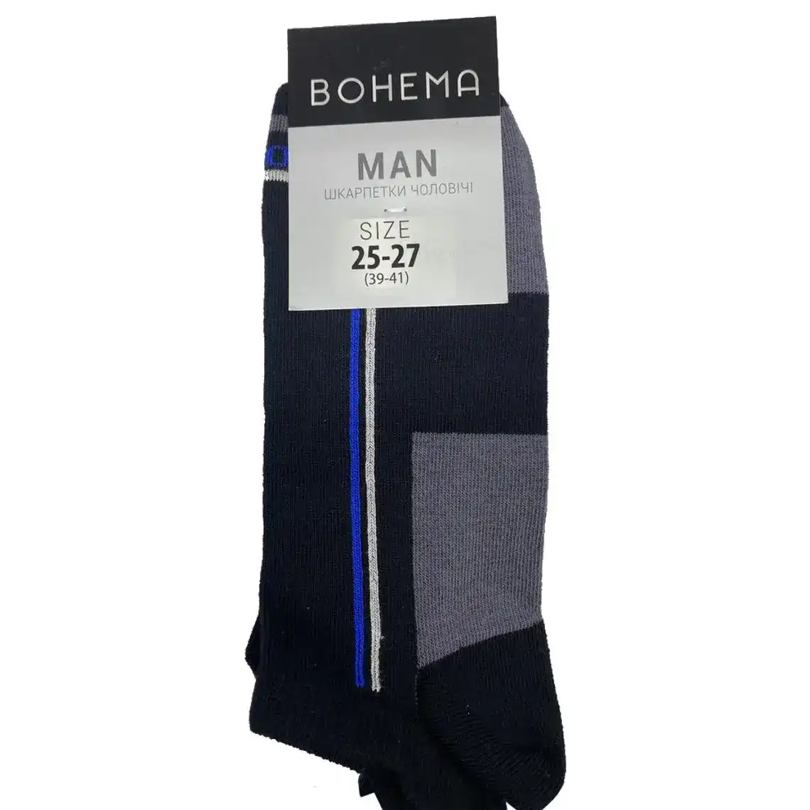 Шкарпетки чоловічі BOHEMA Sport Active занижені р.25-27