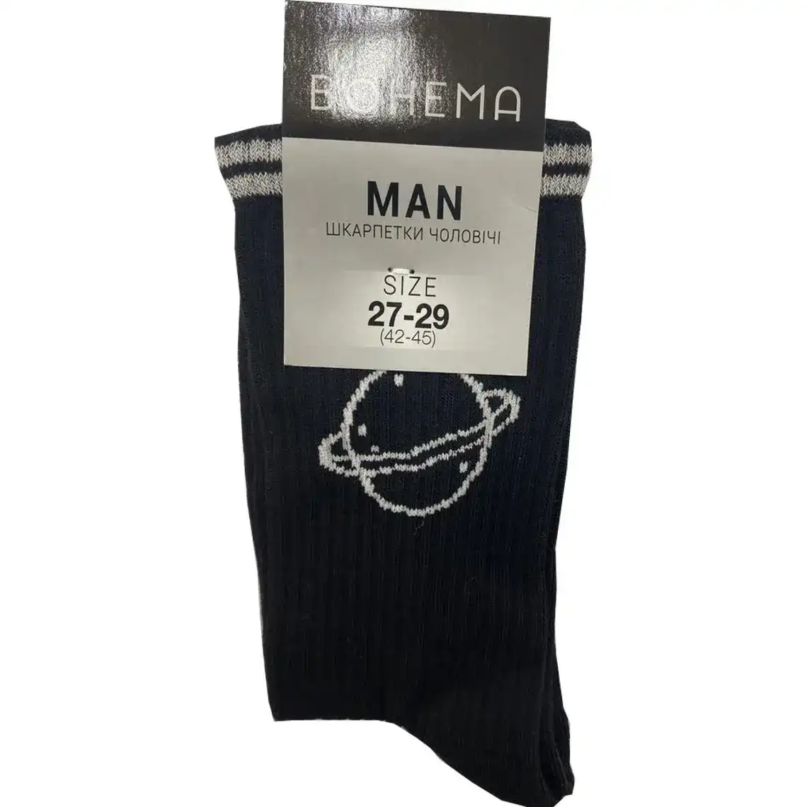 Шкарпетки чоловічі BOHEMA Comfort високі р.25-27