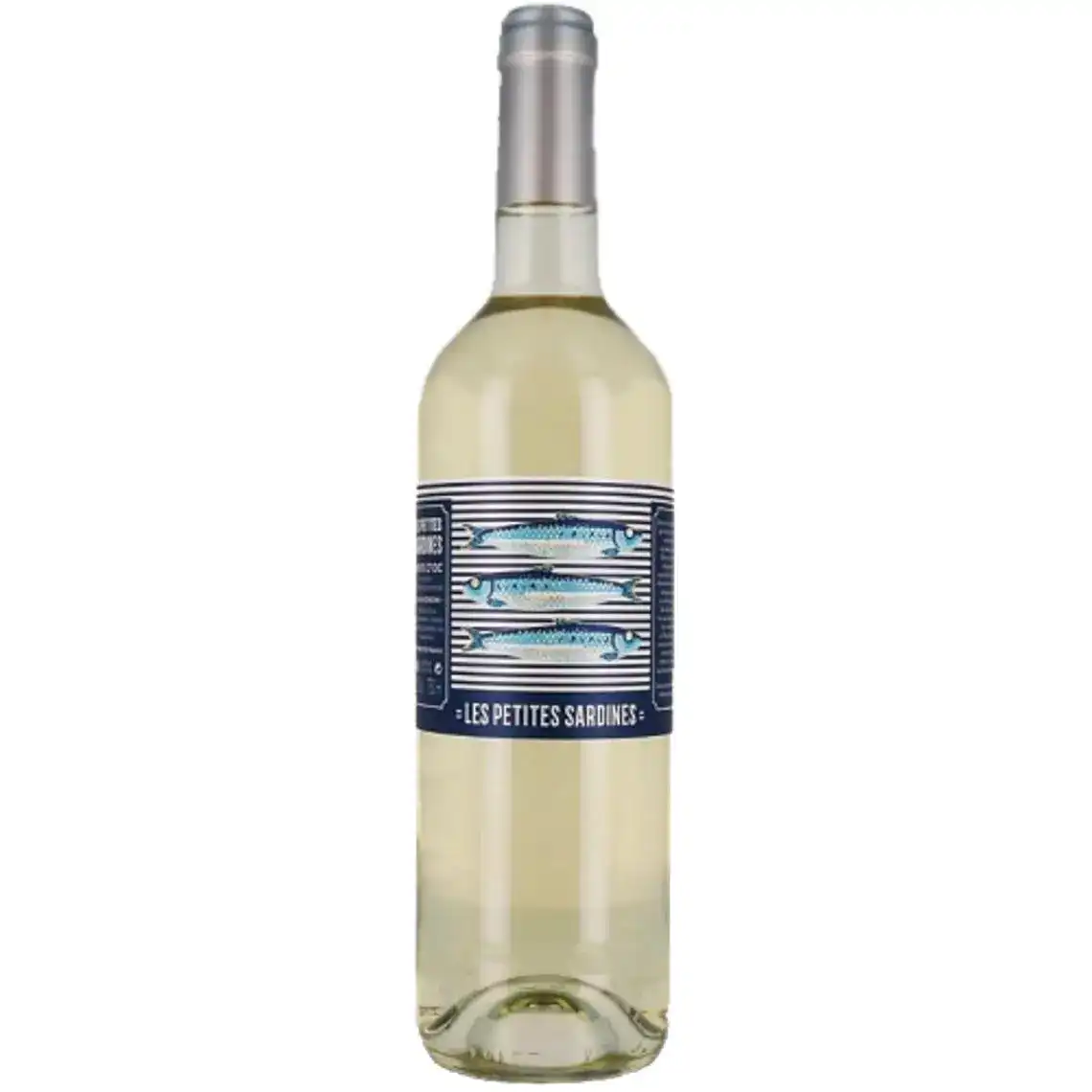 Вино Les Vins Aujoux Les Petites Sardines Pays d'Oc Sauvignon біле сухе 0.75л