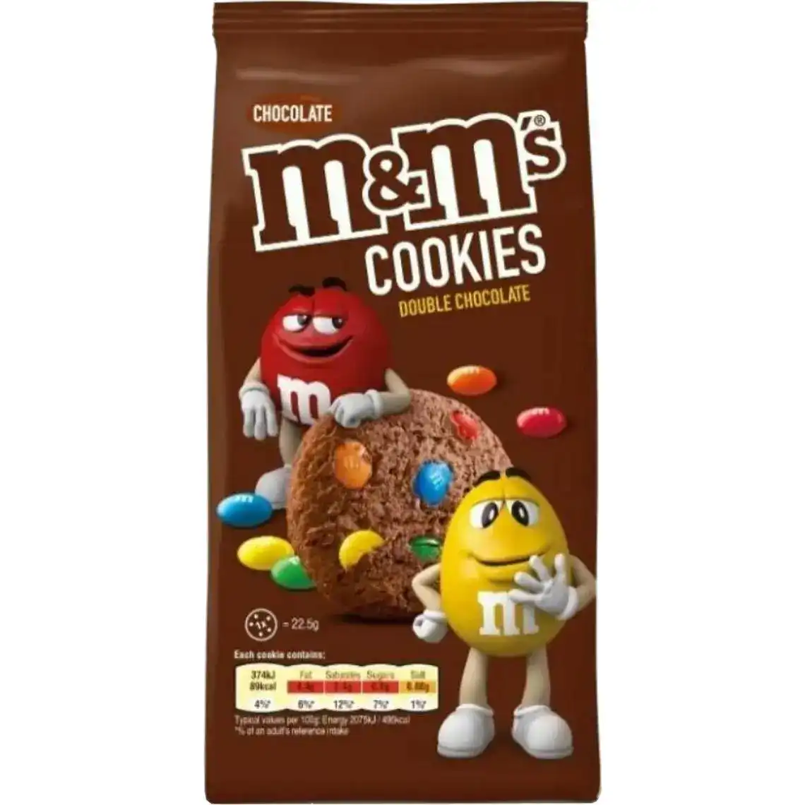 Печиво M & M's Choсolate Cookies здобне шоколадне 180 г