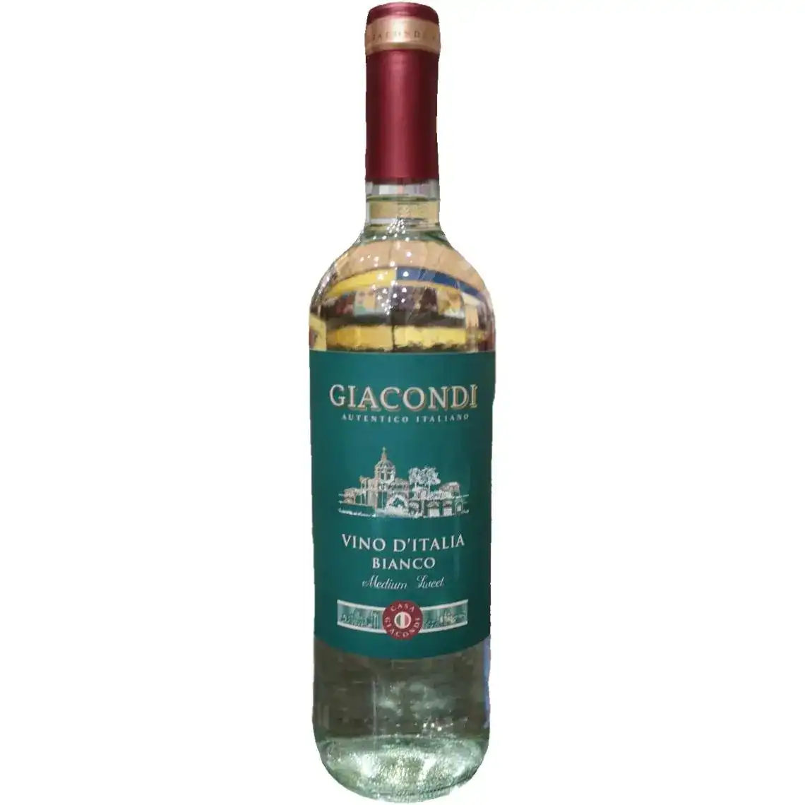 Вино Giacondi Vino d'Italia Bianco біле напівсолодке 0.75 л