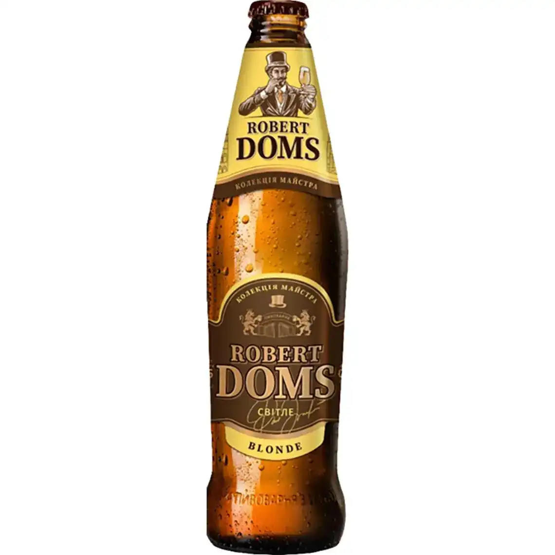 Пиво Robert Doms Blondе світле фільтроване 4.6% 0.5 л