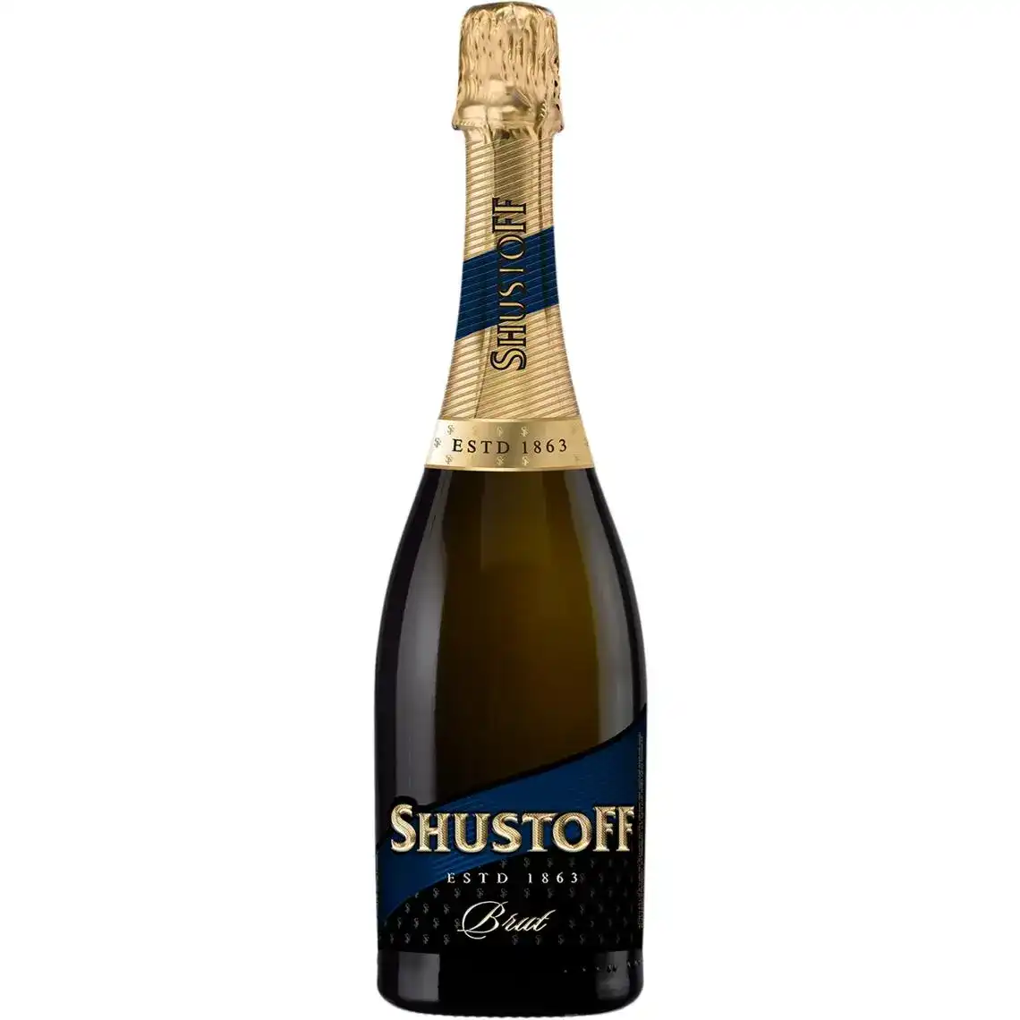 Ігристе вино Shustoff біле напівсолодке 0.75 л