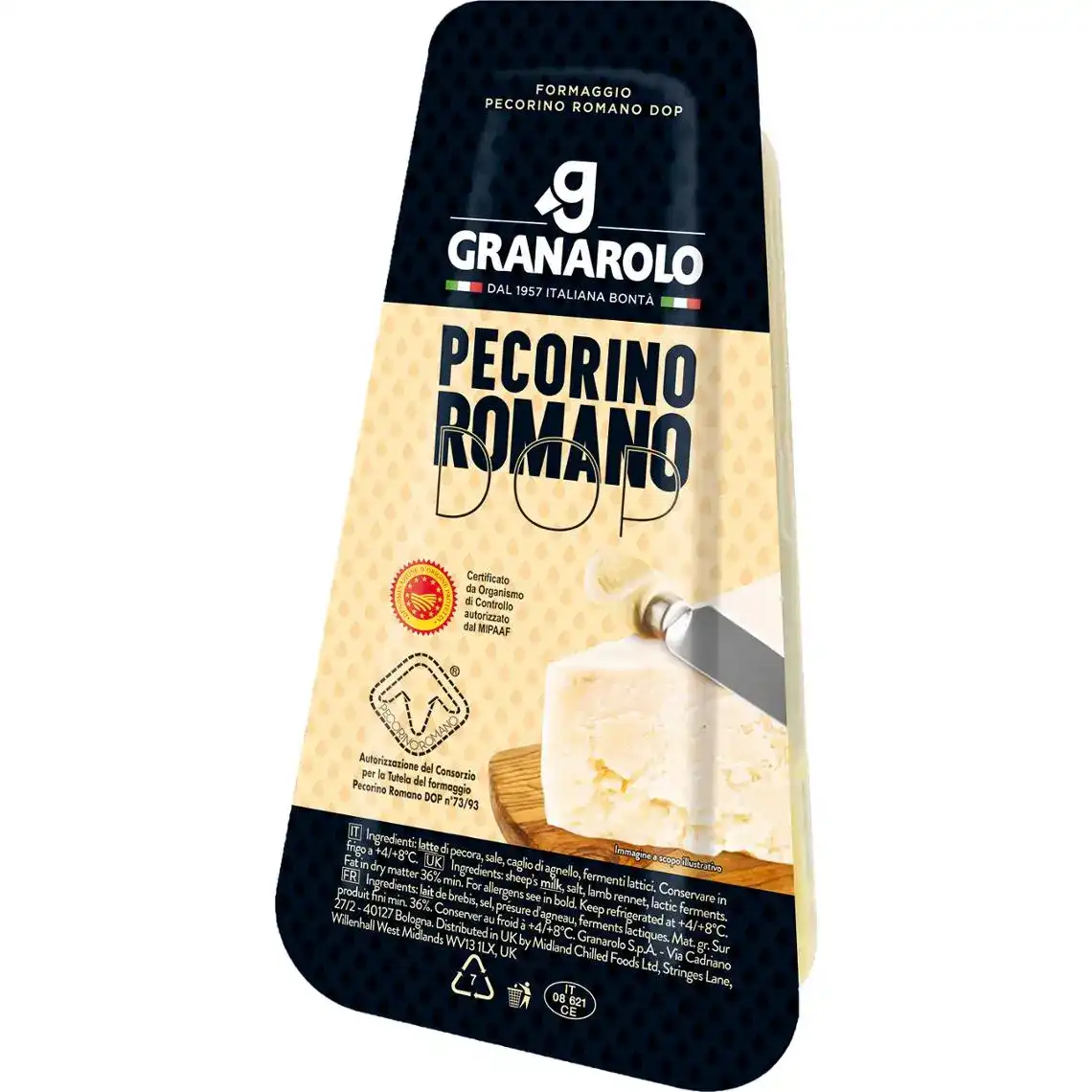 Сир Granarolo Пекоріно Романо 36% 150 г