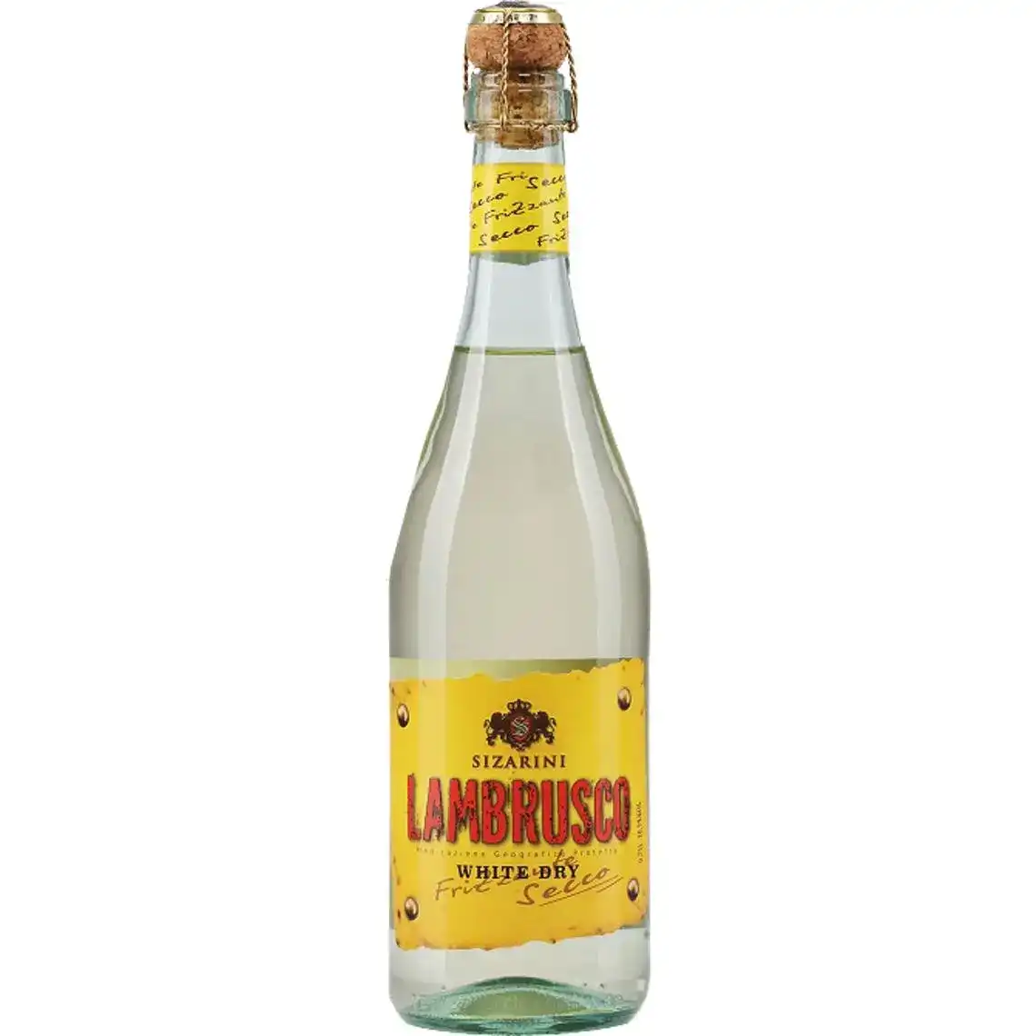Вино Sizarini Lambrusco ігристе біле сухе 0.75 л