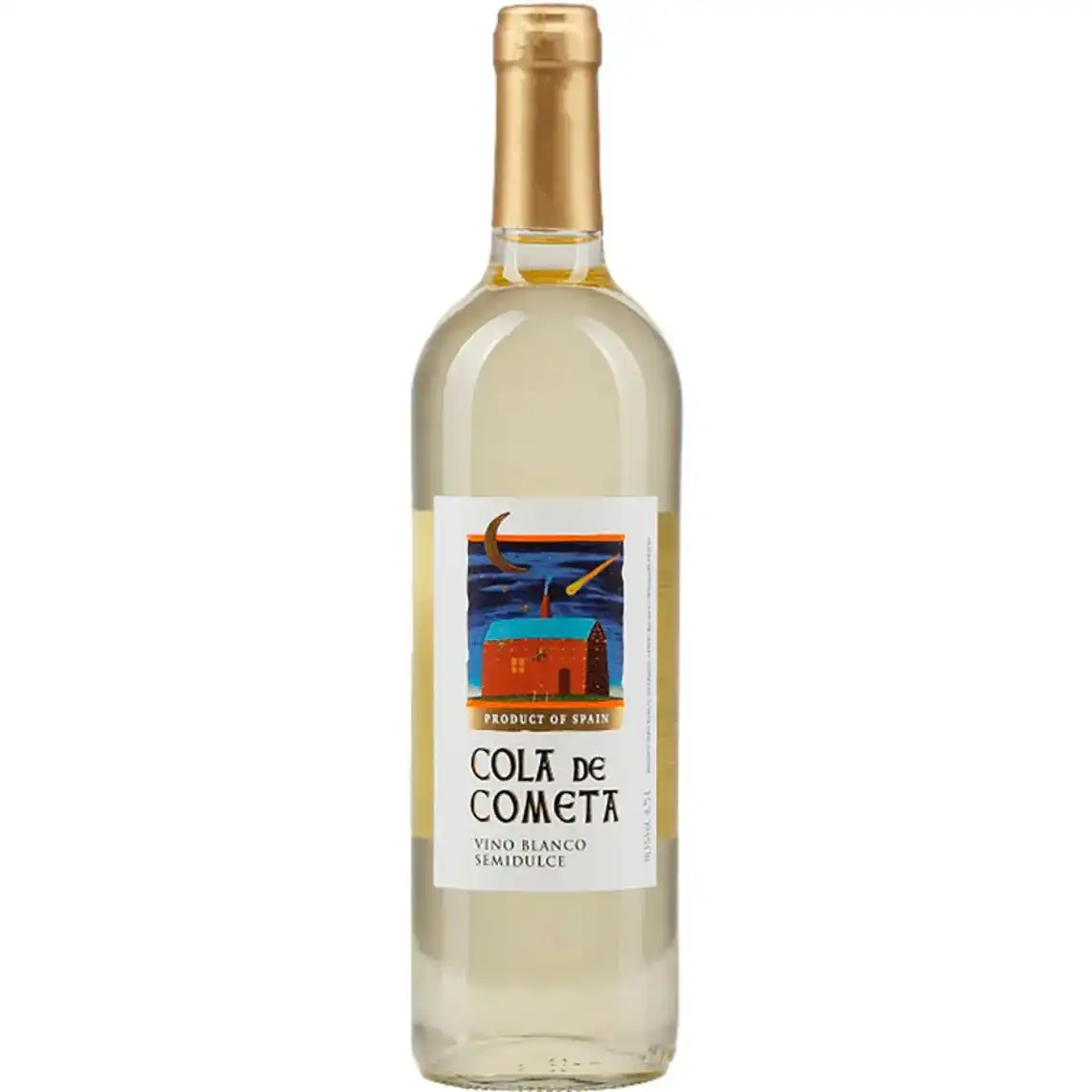 Вино Cola de Cometa біле напівсолодке 10,5% 0,75 л