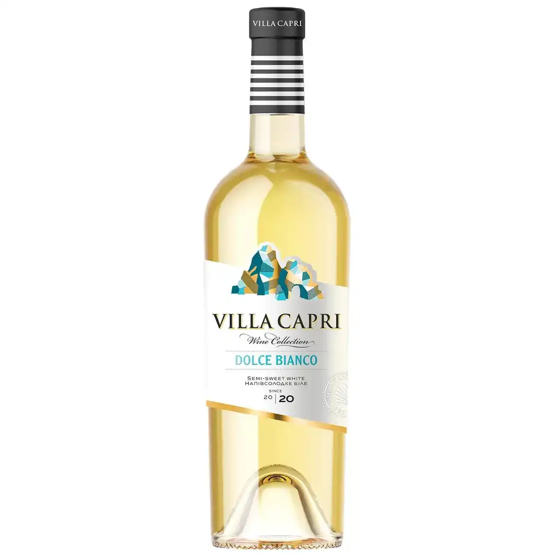 Вино Villa Capri Dolce Вianco біле напівсолодке 9-13%  0,75 л