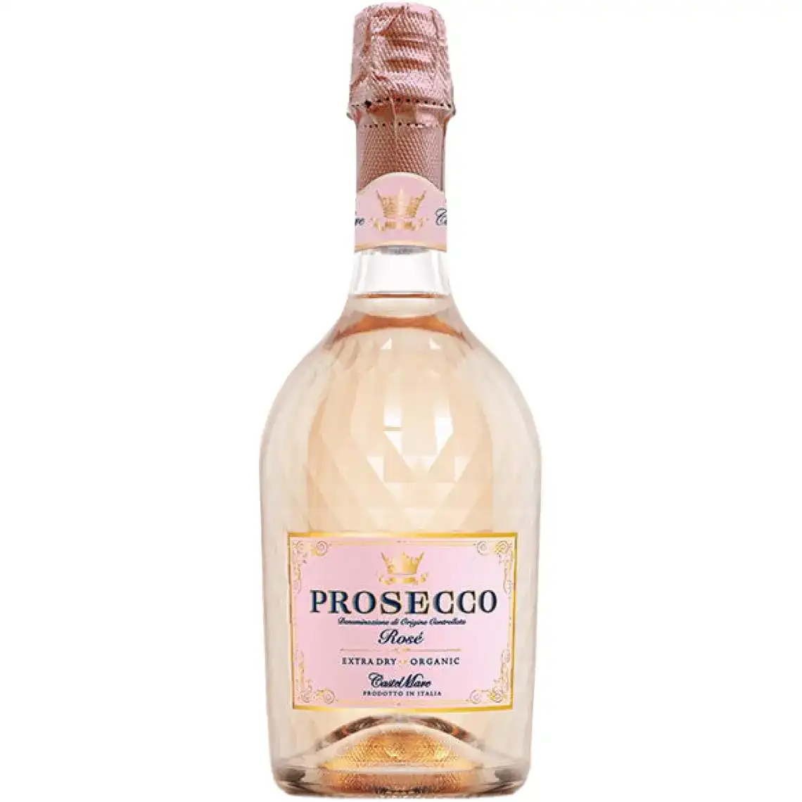 Вино Mare Magnum Castel Mare Prosecco Rose ігристе рожеве екстрасухе 0.75 л