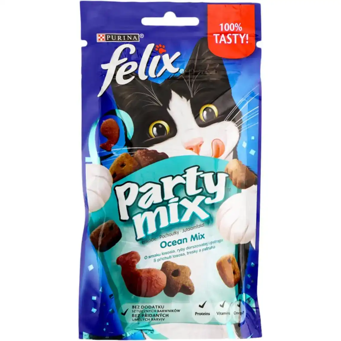 Корм Felix Party Mix Океанічний мікс для котів 60 г