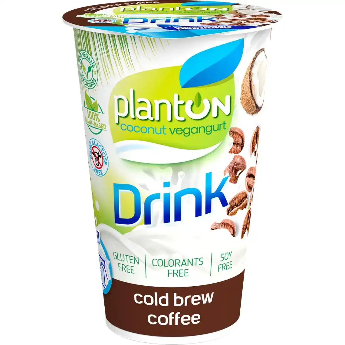 Йогурт Planton питної веганські зі смаком кави 200 г