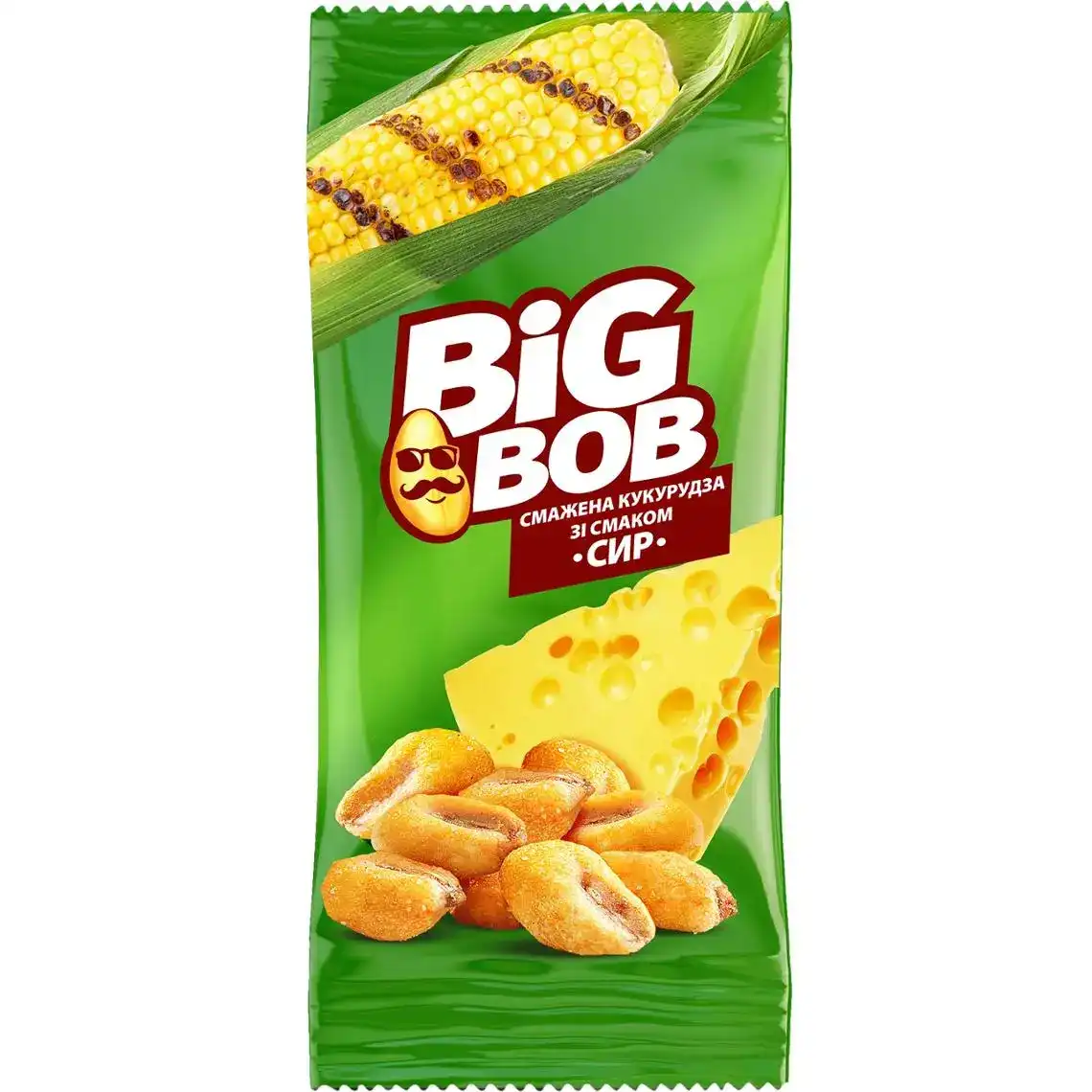Кукурудза Big Bob смажена зі смаком Сир 60 г