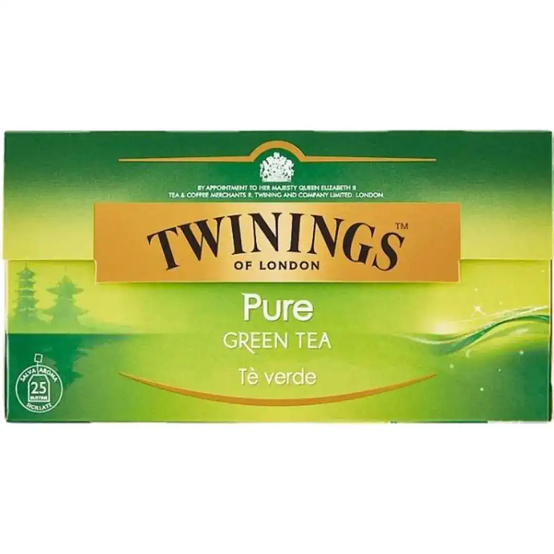 Чай Twinings Pure зелений 25х2 г