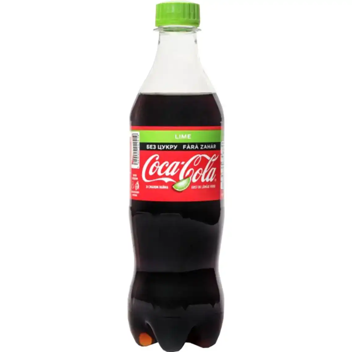 Напиток Coca-Cola Zero Lime безалкогольный сильногазированный 0.5 л