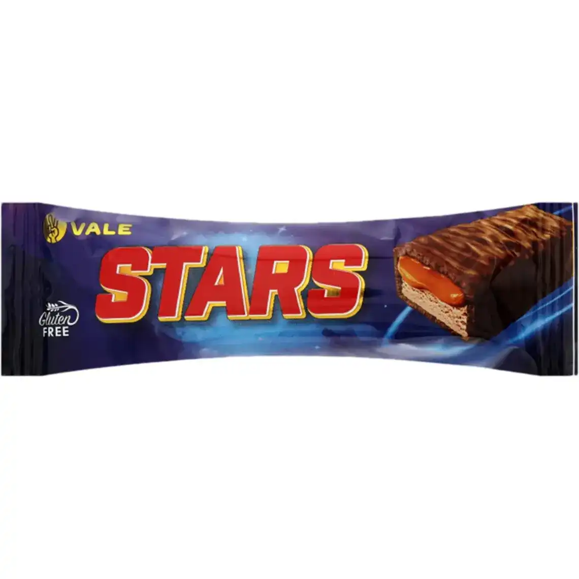 Батончик Vale Stars шоколадний з нугою і карамеллю 50 г