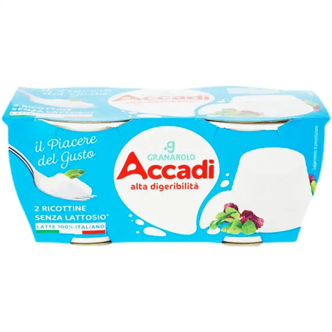 Сир Accadi Рікотта без лактози 52% 200 г