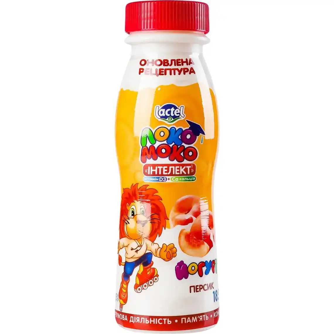 Фото 1 - Йогурт lactel Локо Моко персик 1.5% 185 г