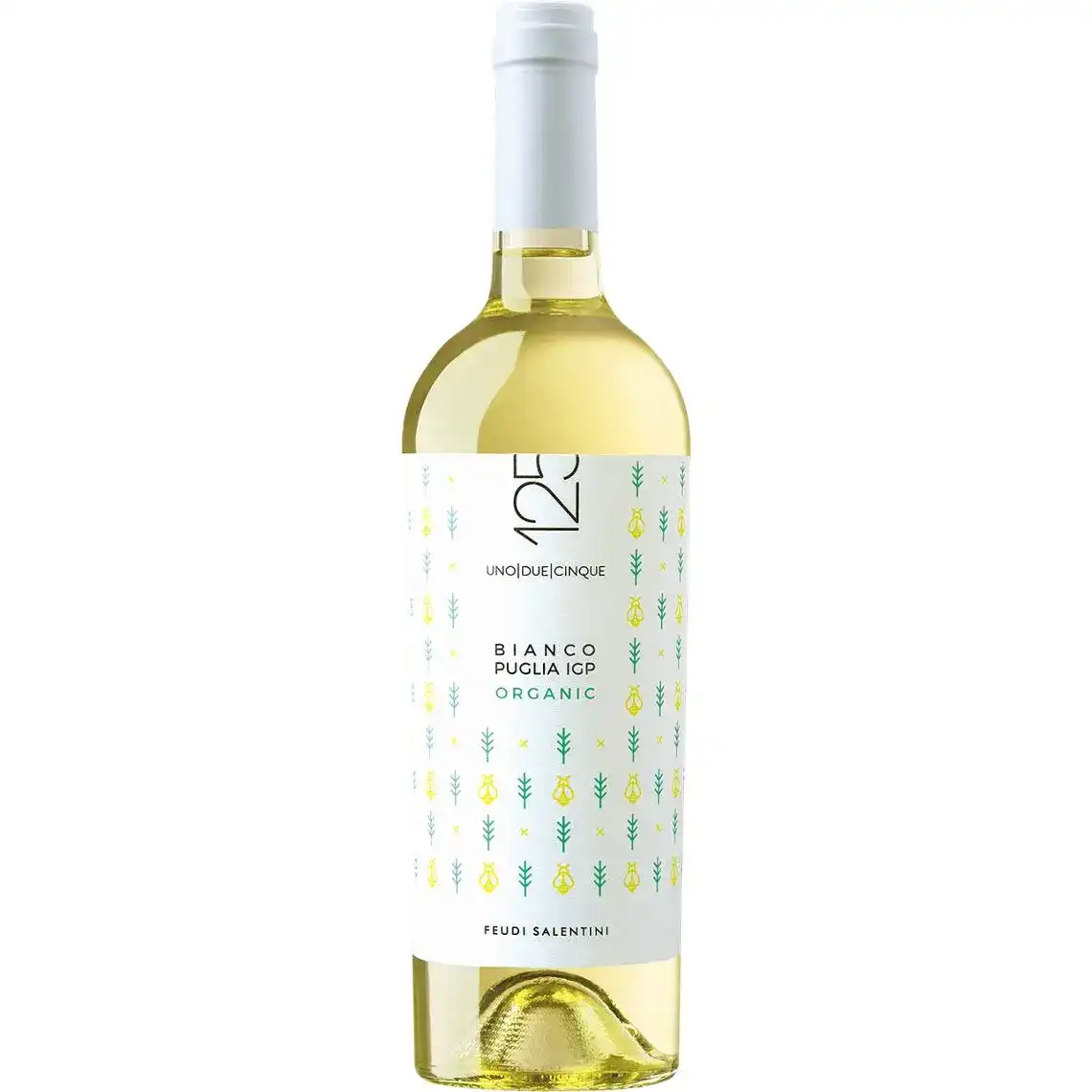 Вино Wine 125 Bianco Puliga IGP біле сухе 0.75 л
