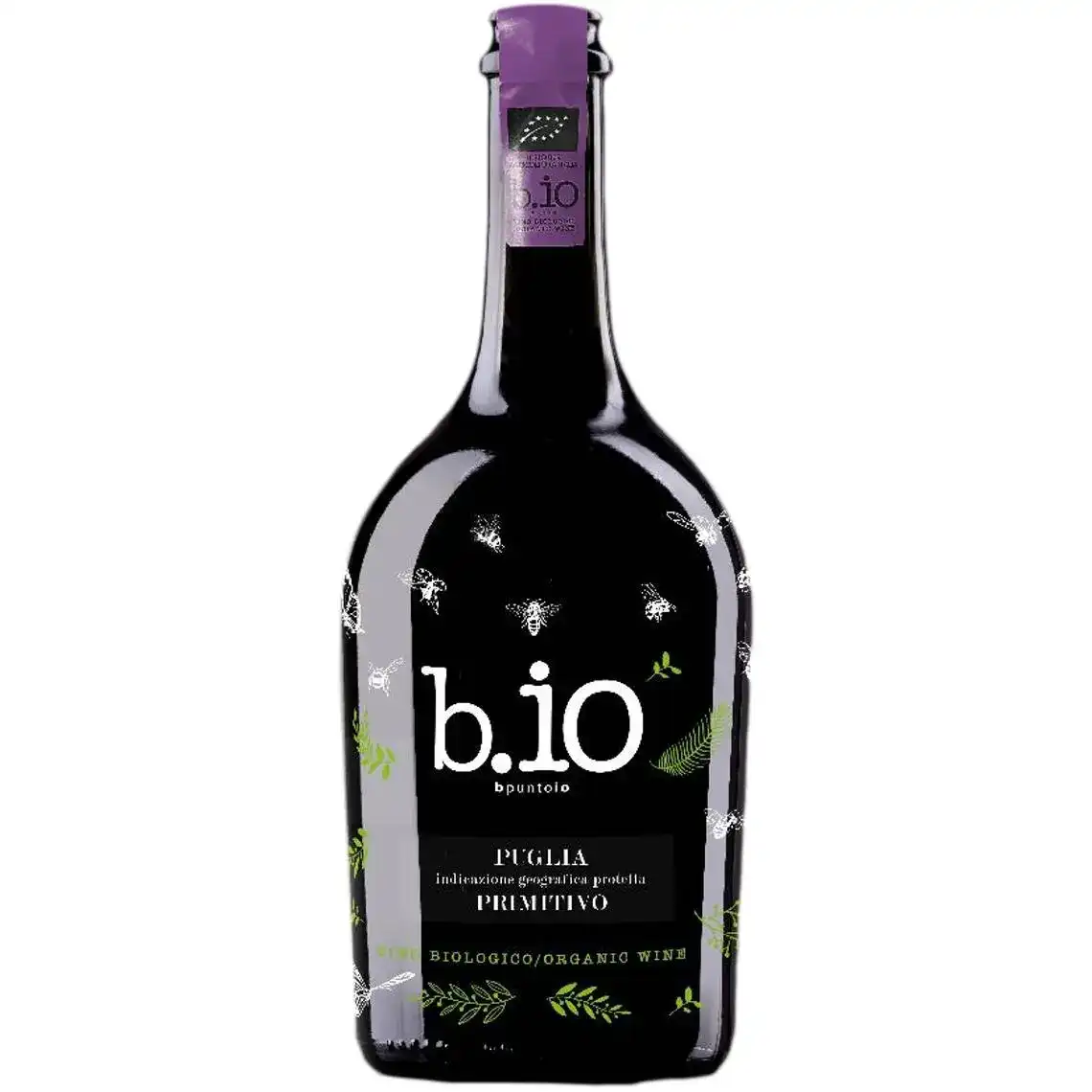 Вино B.IO bpuntoio Puglia IGP Primitivo червоне сухе 0.75 л