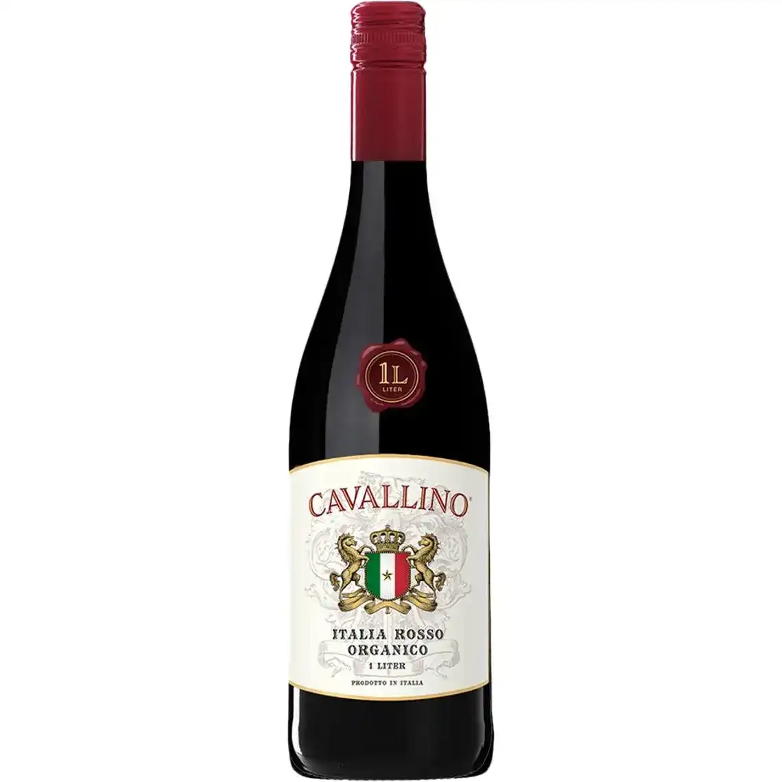 Вино Mare Magnum Cavallino d'Italia Organic червоне сухе 1 ​​л