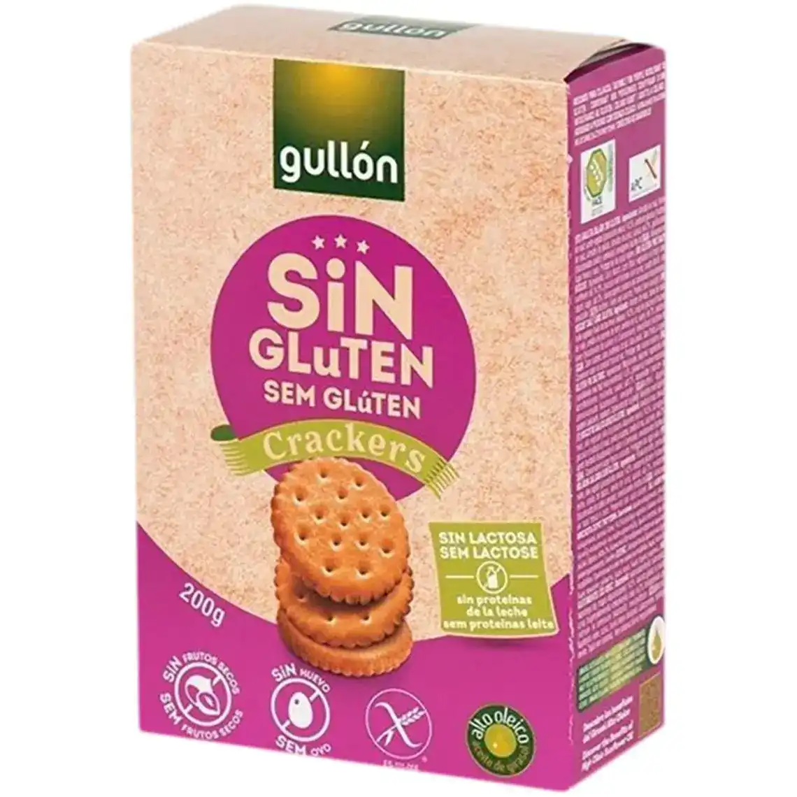 Печиво Gullon Crackers sin Gluten без глютену 200 г