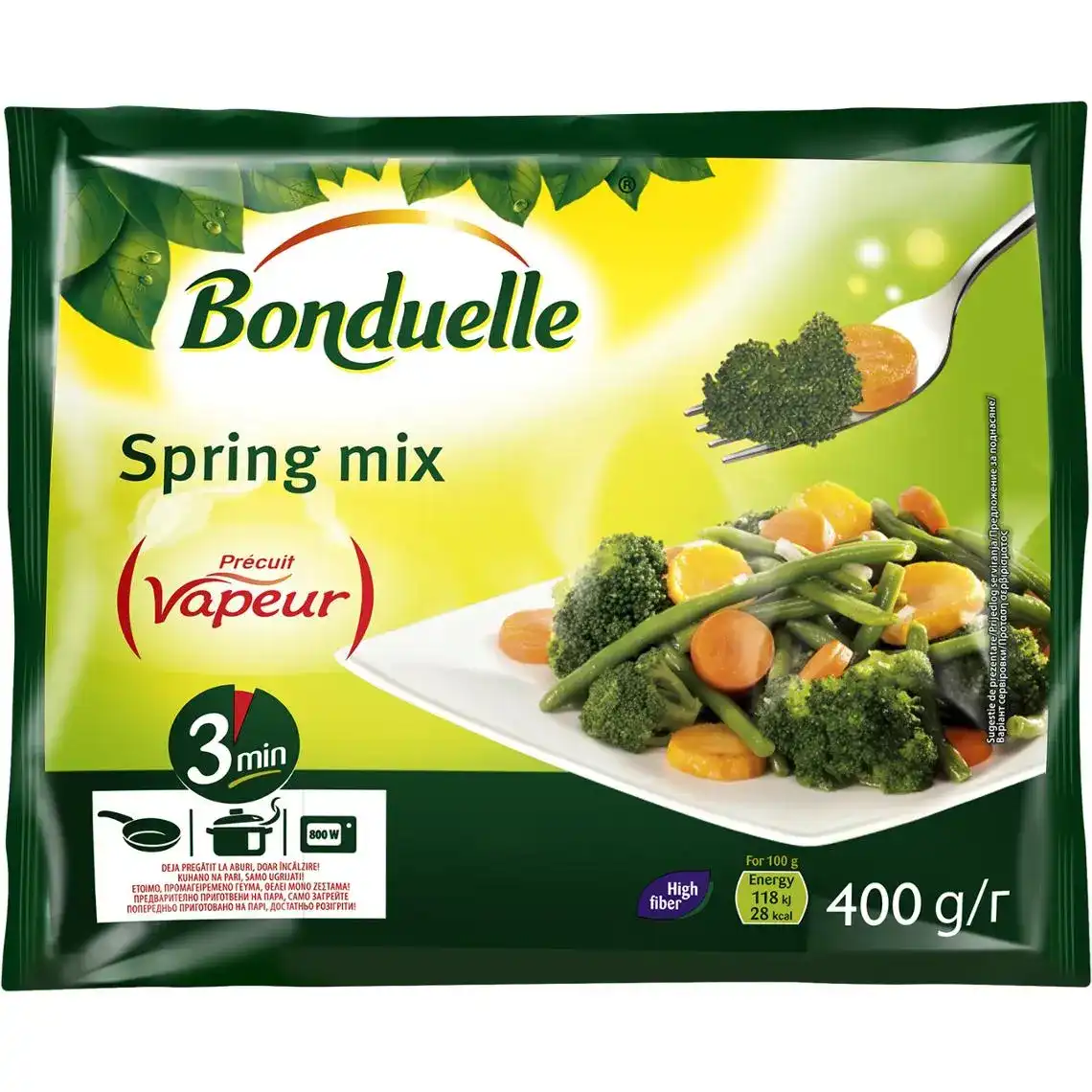 Овочева сумiш Bonduelle весняна 400 г