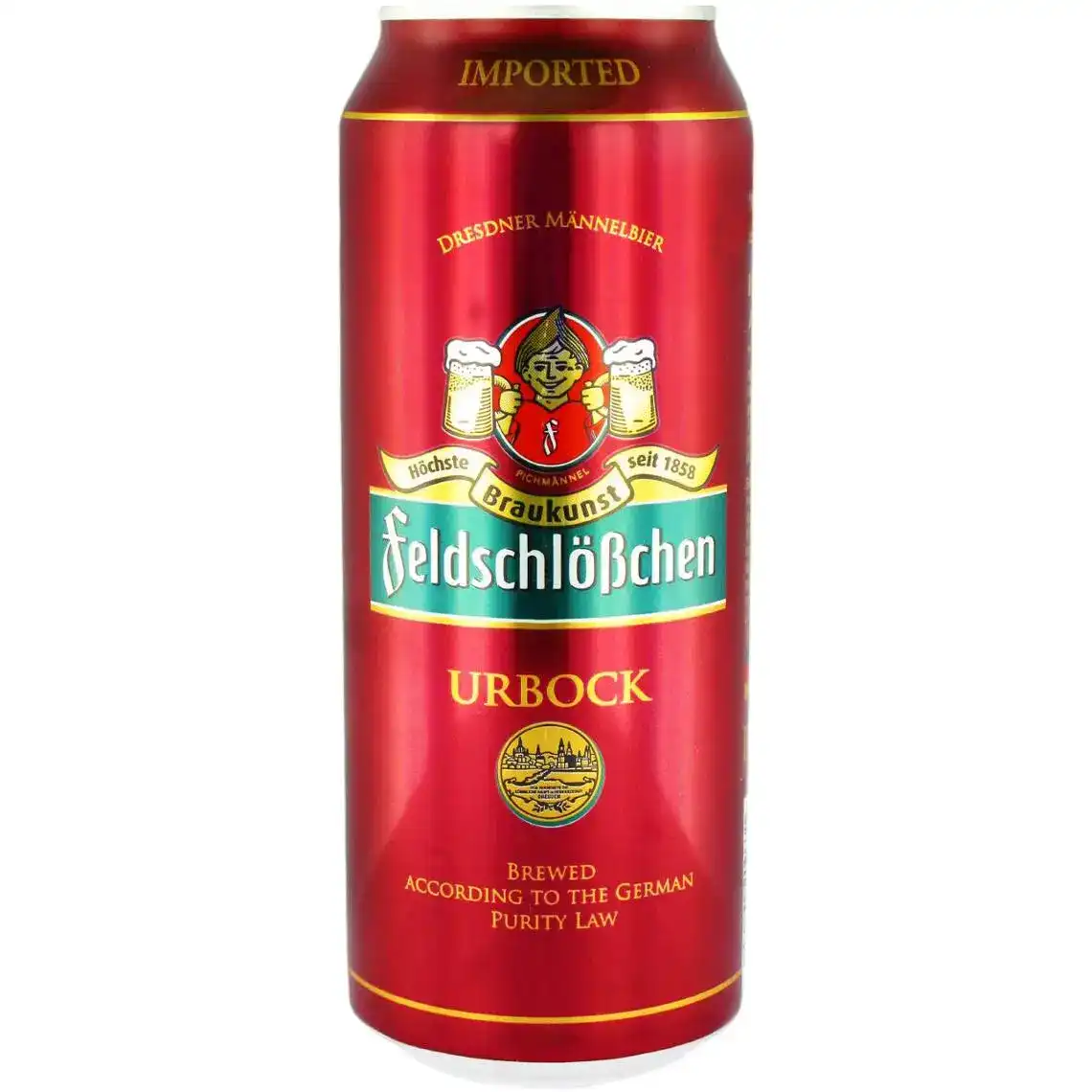 Пиво Feldschlosschen Urbock темне фільтроване 7.2% 0.5 л