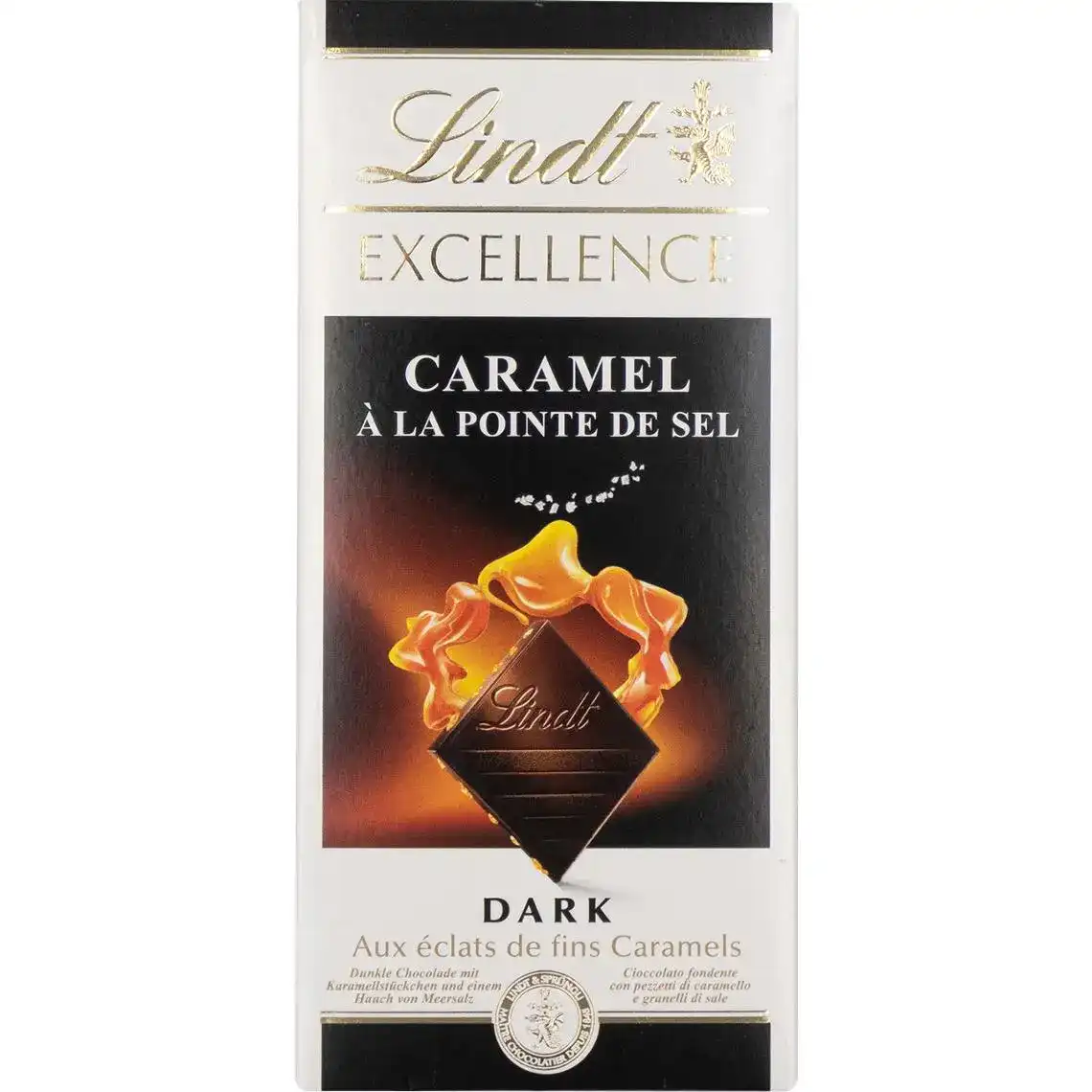 Шоколад Lindt Excellence чорний з морською сіллю 100 г