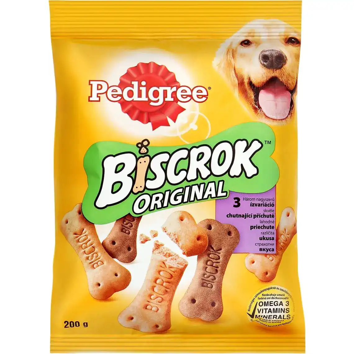 Ласощі Pedigree Biscrok Original для собак 200 г