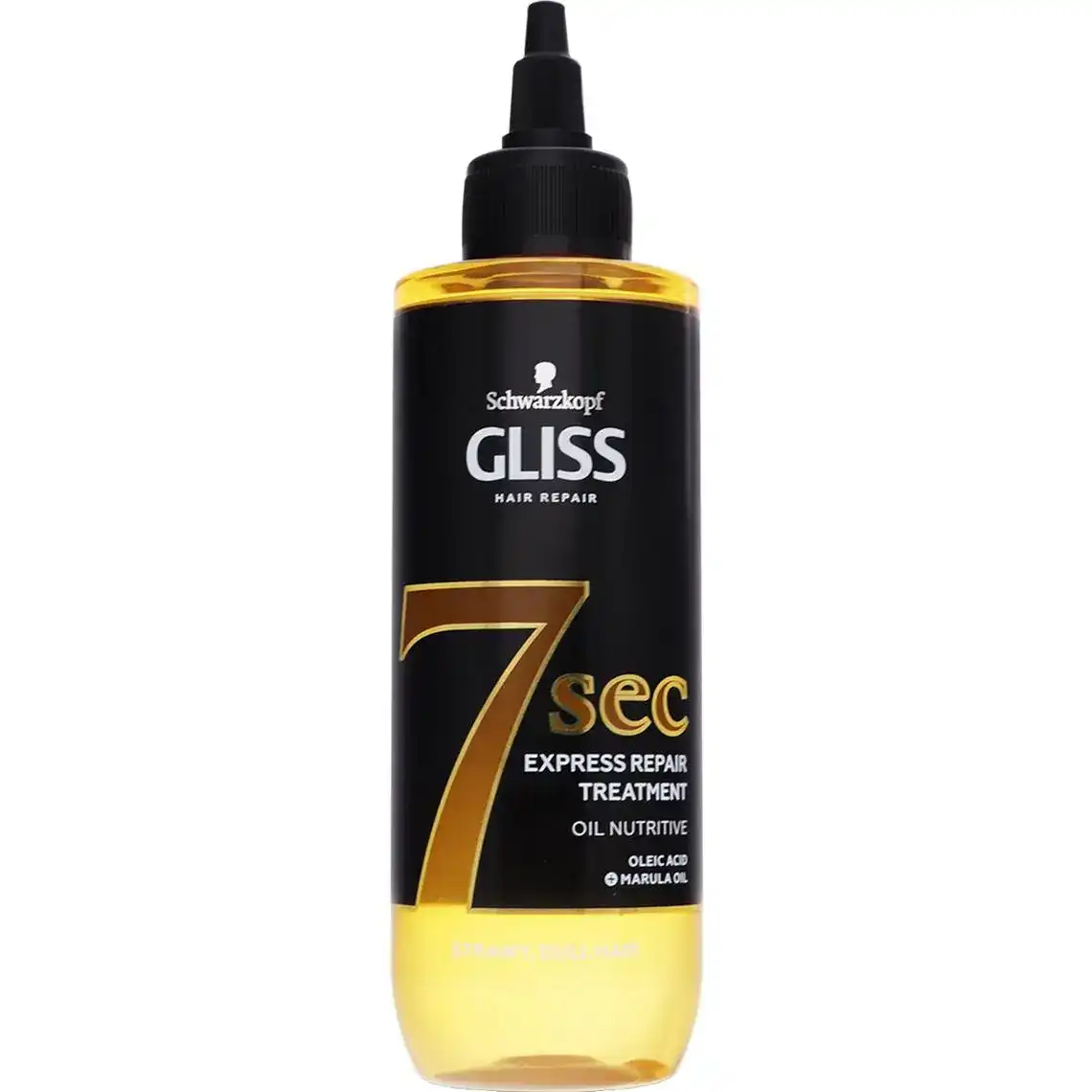 Експрес-маска для волосся Gliss Kur 7 Sec Express Oil Nutritive для тьмяного волосся 200 мл