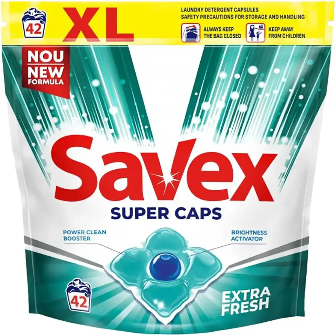 Капсули Savex Super Caps Extra Fresh для праня 42 шт