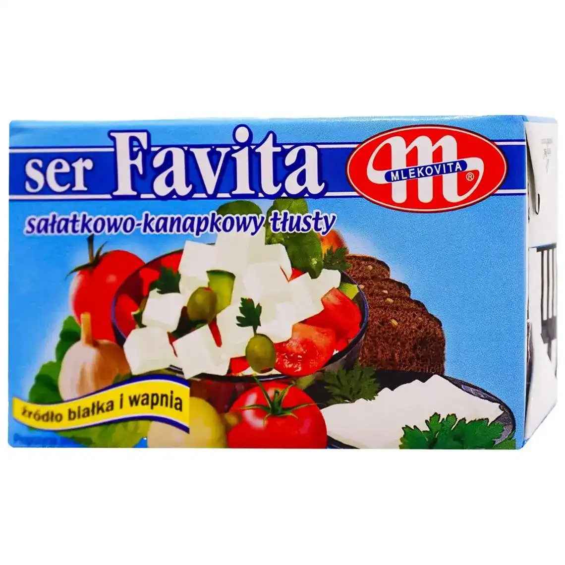 Сир Mlekovita Favita бутербродний класичний 20% 150 г