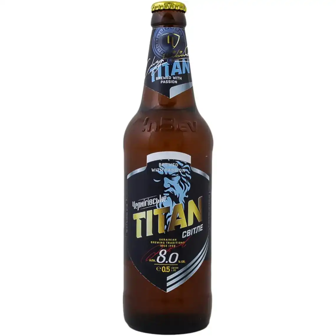 Пиво Чернігівське Титан світле 8% 0.5 л