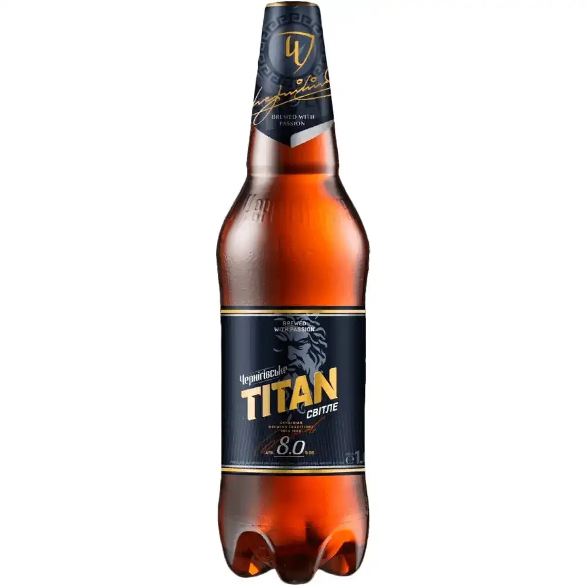 Пиво Чернігівське Титан світле 8% 1 л