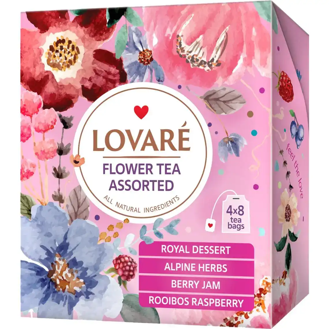 Чай квітковий Lovare Assorted 32х1.5 г