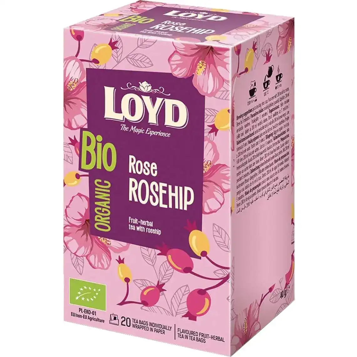 Чай Loyd фруктово-трав'яний Трояндова шипшина 20х2г