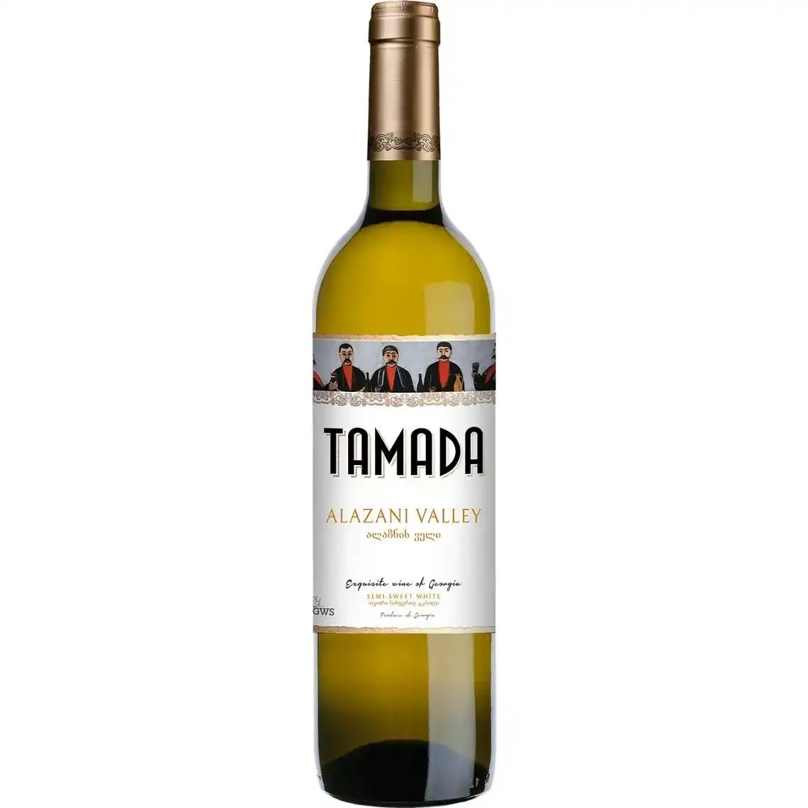 Вино Tamada Alazani valley біле напівсолодке 12% 750 мл