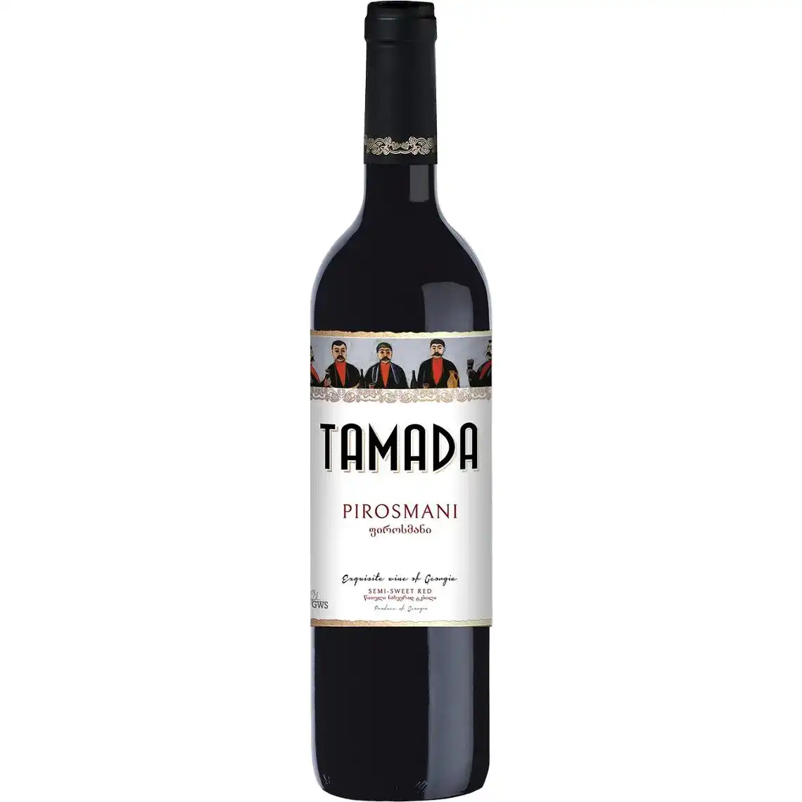 Вино Tamada Pirosmani червоне напівсолодке 12% 0.75 л