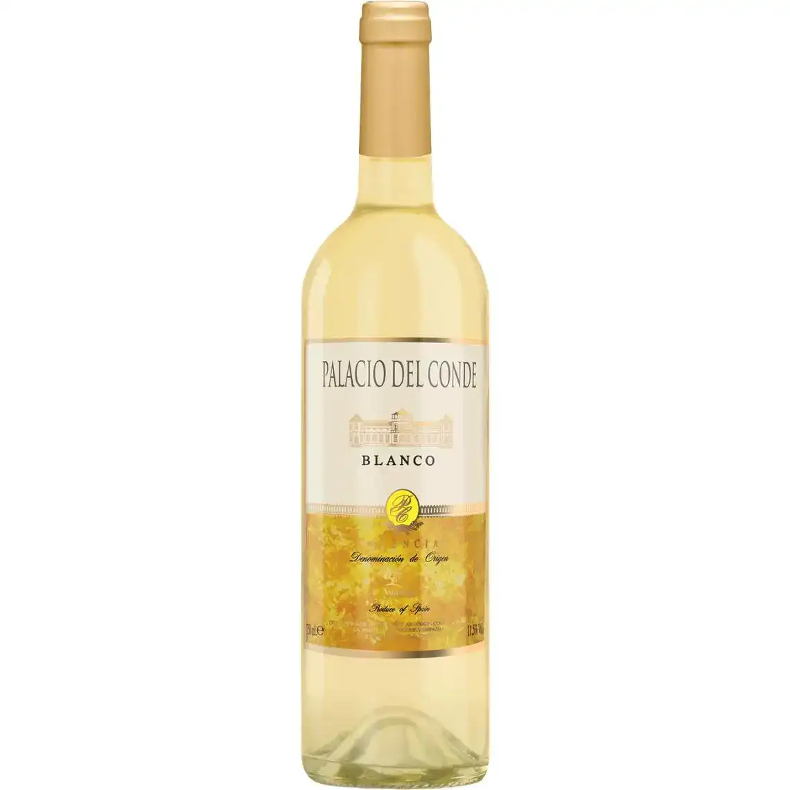 Вино Palasio del Conde Anecoop Do біле сухе 11.5% 0.75 л