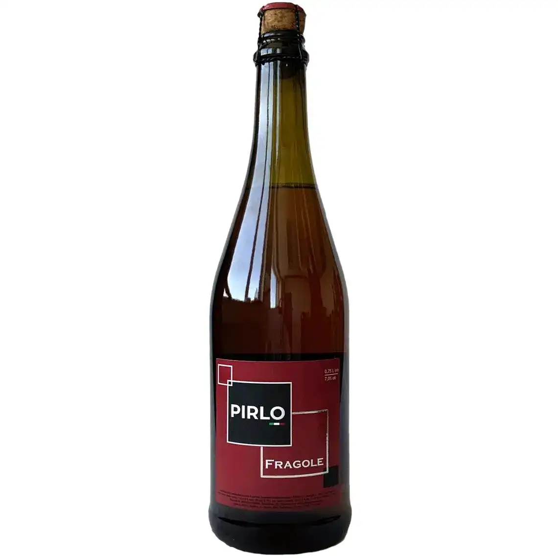Напій винний Pirlo слабоалкогольний ігристий суниця 0.75 л