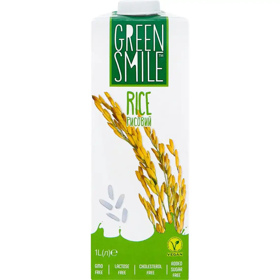 Напій Green Smile Rice рисовий ультрапастеризований 1.5% 1 л
