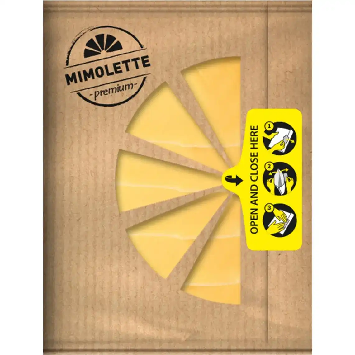 Сир Mimolette Euroser Dairy Group твердий нарізний 43% 100 г