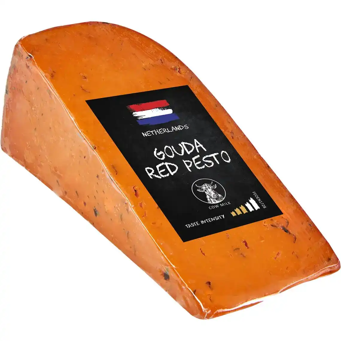 Сыр Euroser Gouda Red Pesto твердый 130 г