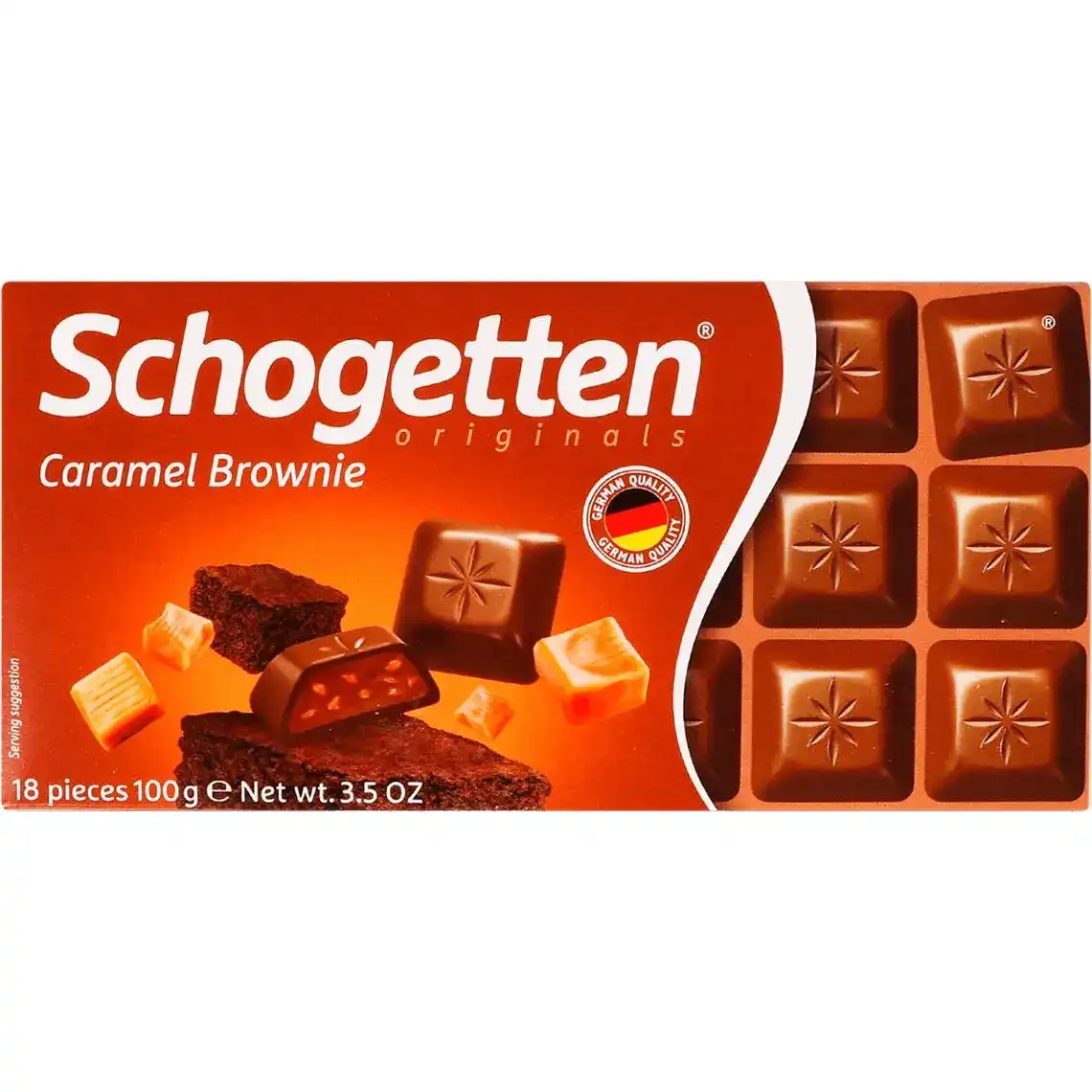 Шоколад Schogetten молочний з карамеллю 100 г