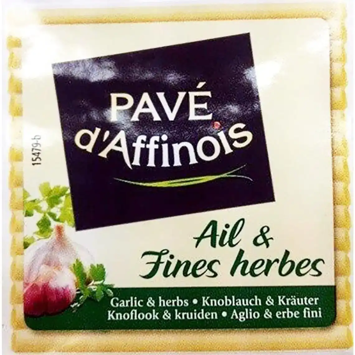 Сир Pave d’Affinois з часником та травами 60% 150 г